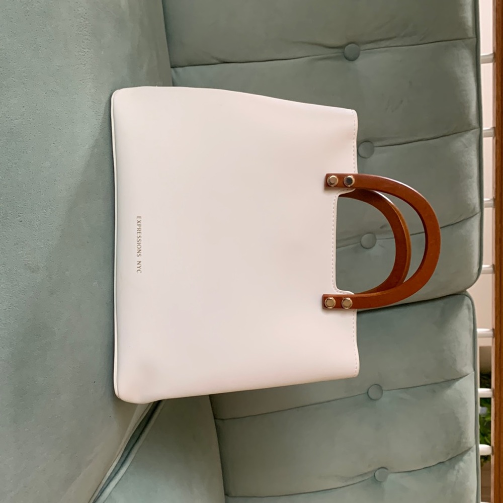 White purse